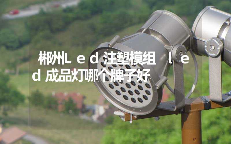 郴州Led注塑模组 led成品灯哪个牌子好